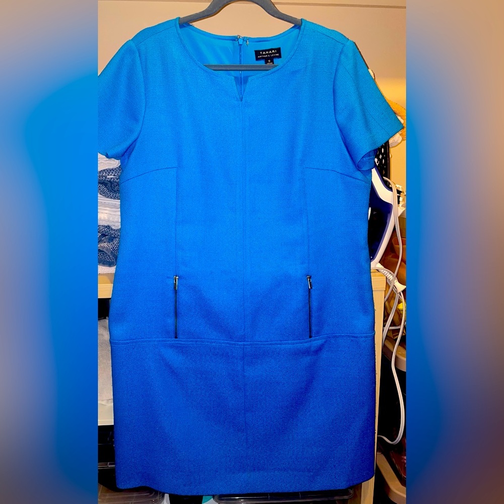 Blue Tahari ASL Dress
